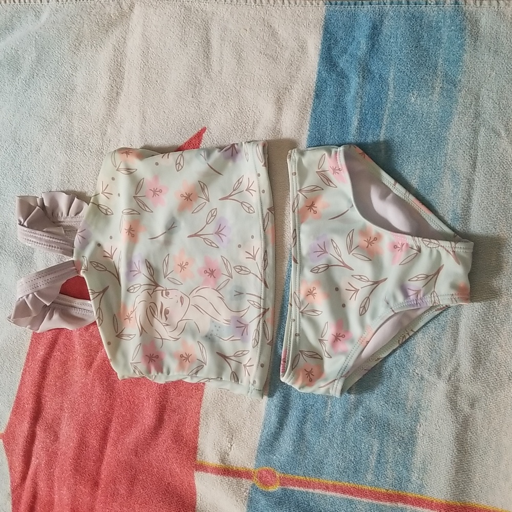 Kids Swimwear Set with Floral Design
